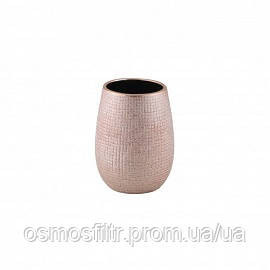 Стакан для зубних щіток Голівуд, доломіт, колір-рожеве золото Київ - фото 1