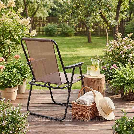 Розкладне туристичне крісло Outtec Breeze Textilene коричневий Київ