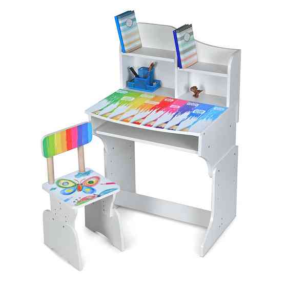 Дитяча парта M 904-8 висота 3 положення, зі стільчиком Вінниця