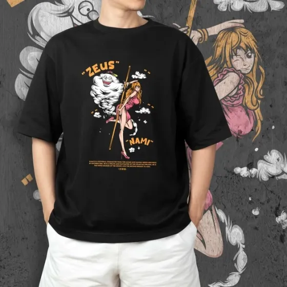 Футболка для подростка мальчика с принтом Ван Пис Nami Размер 160 Anime10255 Днепр