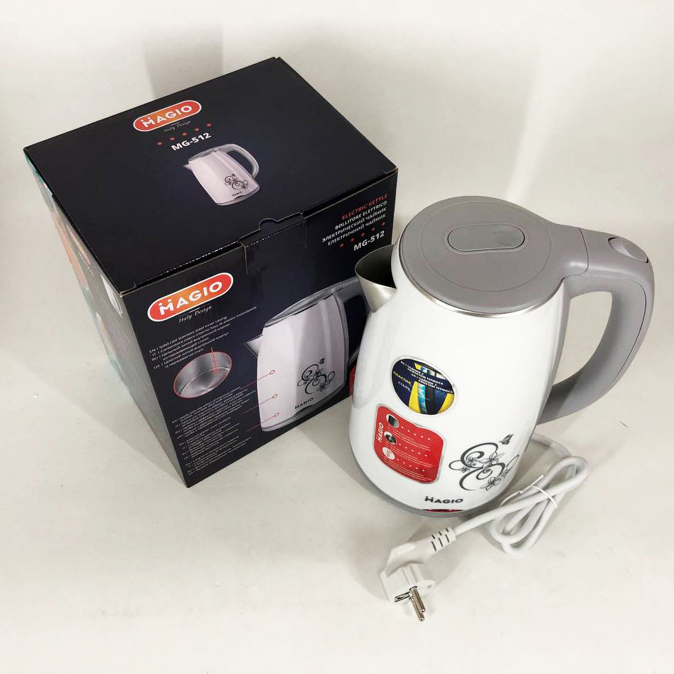 Чайник электрический модный MAGIO, Электронный чайник для дома Мощный для кипячения PX-49 Львов - изображение 12