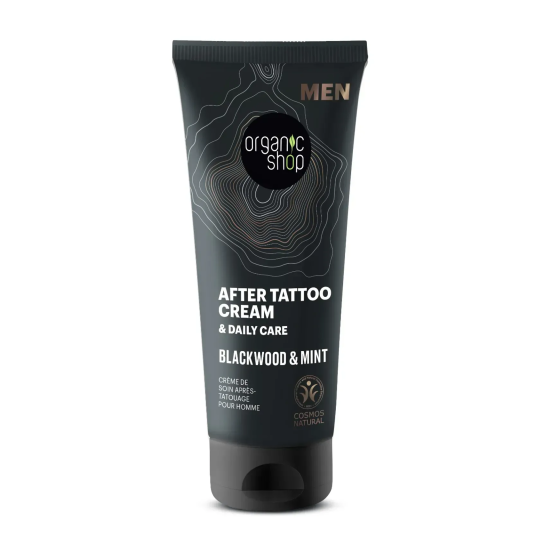 Крем после татуировки и ежедневный уход Blackwood and Mint MEN Organic Shop 75 мл Винница