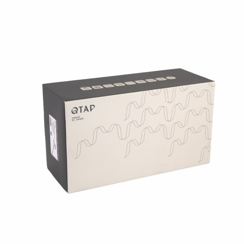 Смеситель для ванны Qtap Jay c душевым гарнитуром QTJAY2601CRW45552 белый/хром Киев - изображение 6