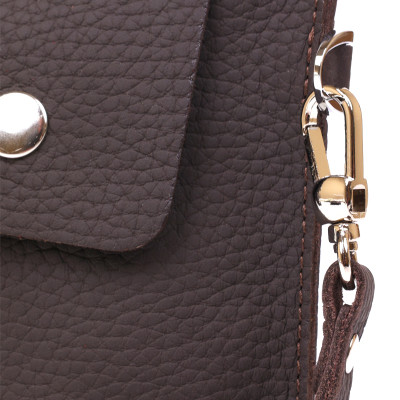 Косметичка Shvigel Кожаная матовая тревел Коричневая (16418) Винница - изображение 8