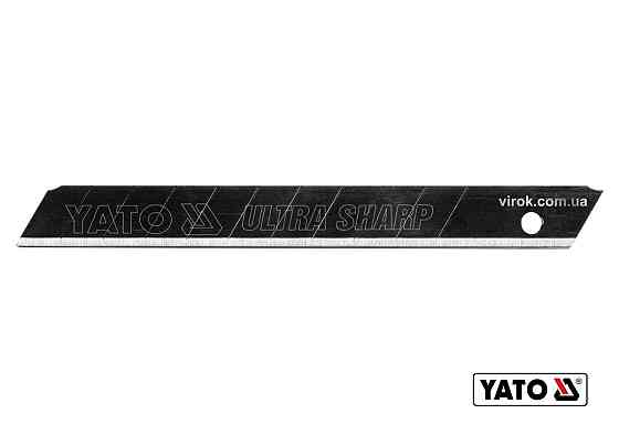 Леза сталеві з відломними сегментами YATO : W= 9 мм, 10 шт [10/240] Одесса