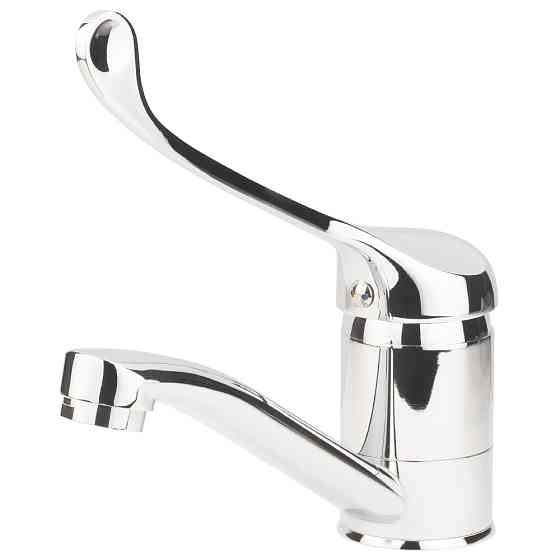 Смеситель s12 Ø40 медицинский излив прямой 150мм на шпильке AQUATICA (9712150) Киев