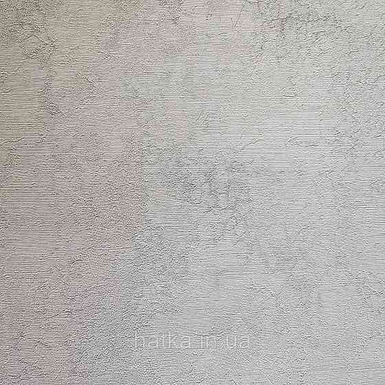 Обои метровые винил на флизелине Decowall Retro под штукатурку эффект потертости светло серые с серебром Киев