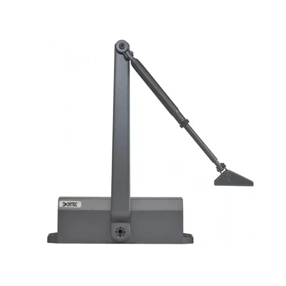 Дверний доводчик Dortec DT-64H Graphite з фіксацією дверей у відчиненому положенні (63-00055) Київ