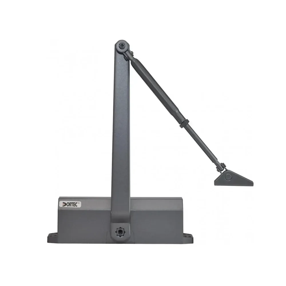 Дверний доводчик Dortec DT-64H Graphite з фіксацією дверей у відчиненому положенні (63-00055) Київ - фото 6