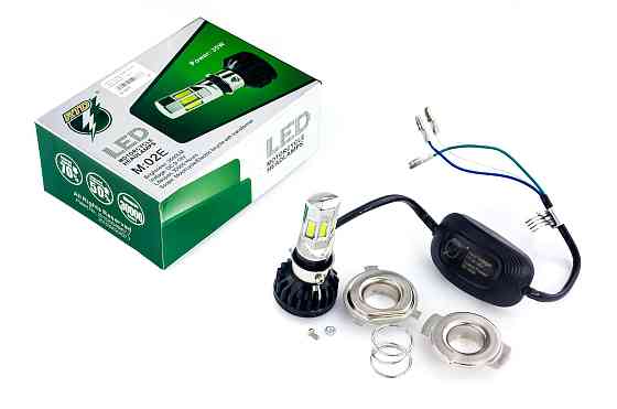 Лампа діодна універсальна з перехідниками (12V, 6 кристалів) GJCT Київ