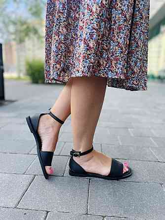 Tamei Босоніжки жіночі Tamei 0571-12 чорні (літо, шкіра натуральна) (5258) Коломия