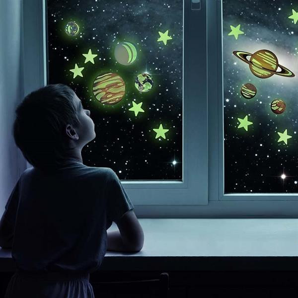 Набір сяючих наклейок 4M Планети і 100 зірок (00-05631) Харків - фото 12