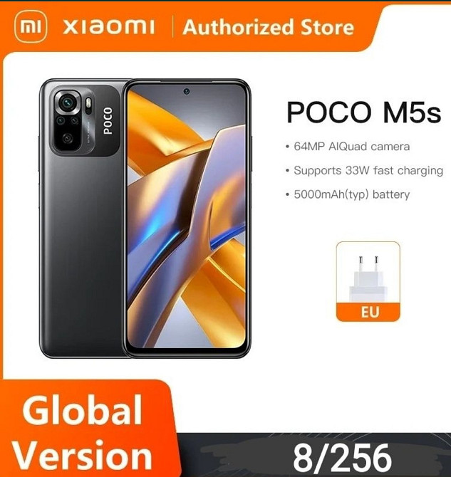 Смартфон Xiaomi Poco M5S 8/256Gb. Blue NFC Amoled 5000mAh. 33W Київ - фото 5