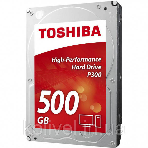 HDD 500Gb, 7200, Toshiba P300 Series, 64M, SATA III (HDWD105UZSVA) (HDWD105UZSVA#) Київ - фото 2