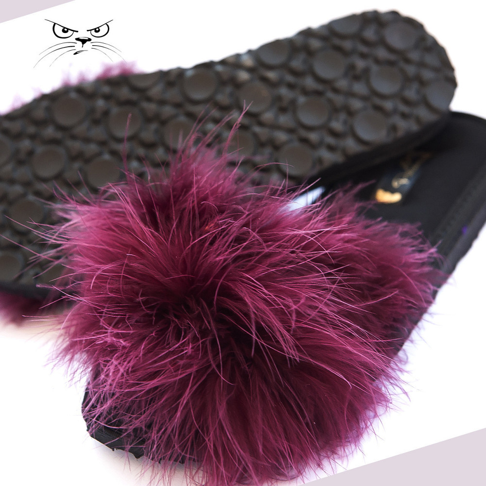 Тапочки домашние женские в наличии с пушком PaGo 