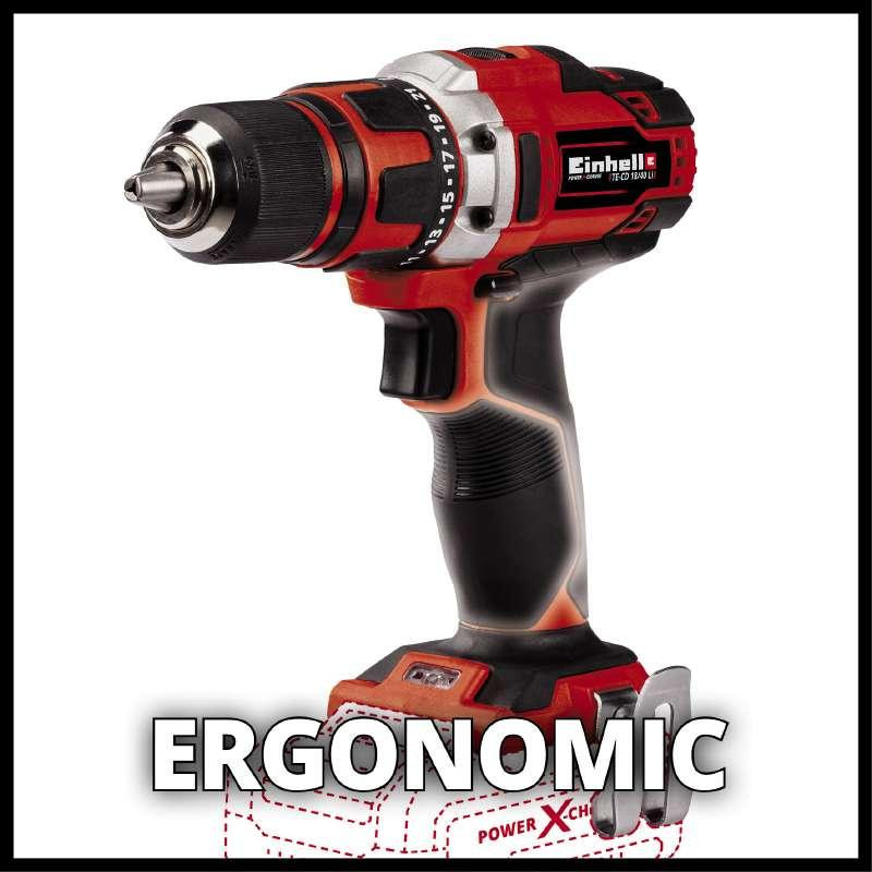 Набор шуруповерт Einhell TE-CD 18/40 Li-Sol : 18V ( 2,5 ампера аккум и зарядка) 4513925, 4512097 Киев - изображение 5