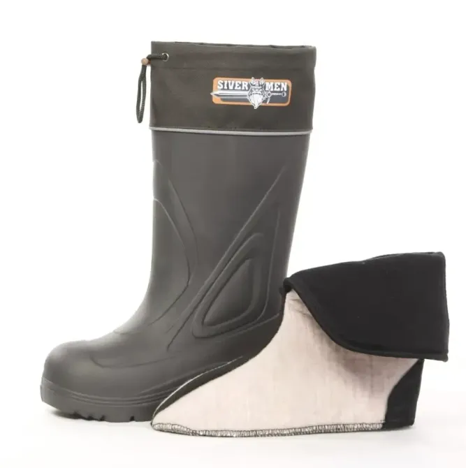 Чоботи зимові для риболовлі до -50 °C EVA з фольгованим вкладнем ГумаТрест E-05/Сапоги гумові Кривий Ріг - фото 8