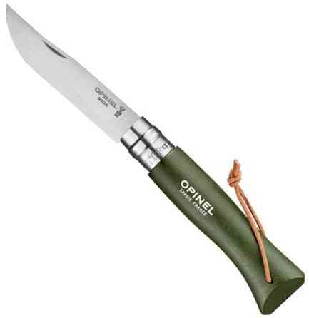 Туристичний Ніж Opinel "Inox No8 VRI бук" Origins Khaki (001703) Неіржавка сталь Нововолинськ