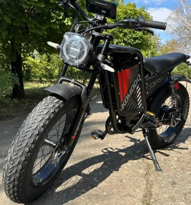 Электрофетбайк Corso "Komodo" 20" дюймов, 1000W, аккумулятор 48V18AH. Харків - фото 4