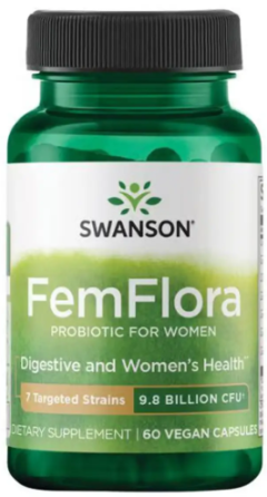 Пробиотики для женщин Swanson Femflora Probiotic for Women 9.8 Billion 60 капс Киев