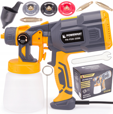 Краскопульт електричний Powermat 550Вт 0.8л (Польща) Київ