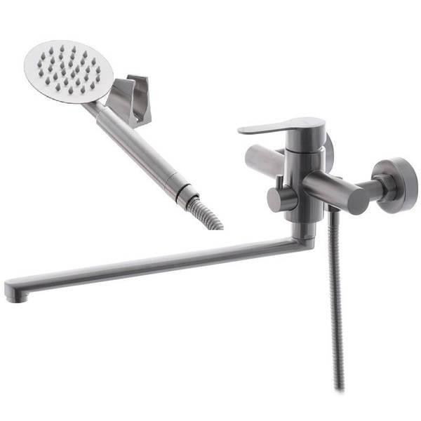 Змішувач для ванни ZERIX FOX-006 SUS304 з нерж. сталі Харків - фото 3