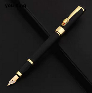 Ручка чорнильна чорна Київ - фото 3