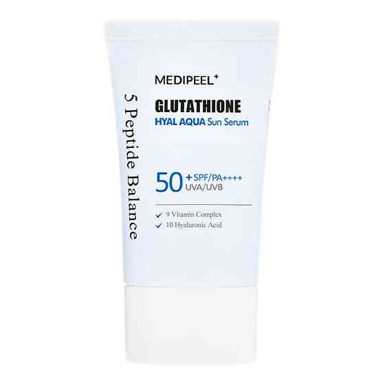 Солнцезащитная сыворотка для лица Glutathione Hyal Aqua Sun Serum SPF 50+ MEDI-PEEL 50 мл Киев