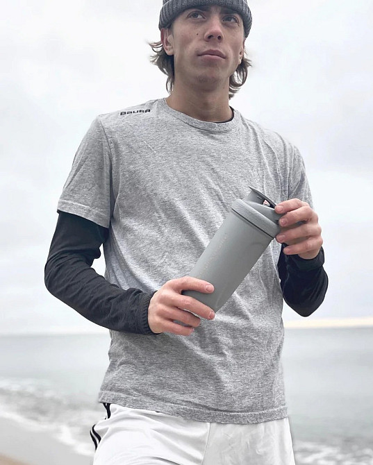 Шейкер спортивний SmartShake металевий Reforce Stainless Steel 30oz/900ml Gray Кам'янське - фото 4