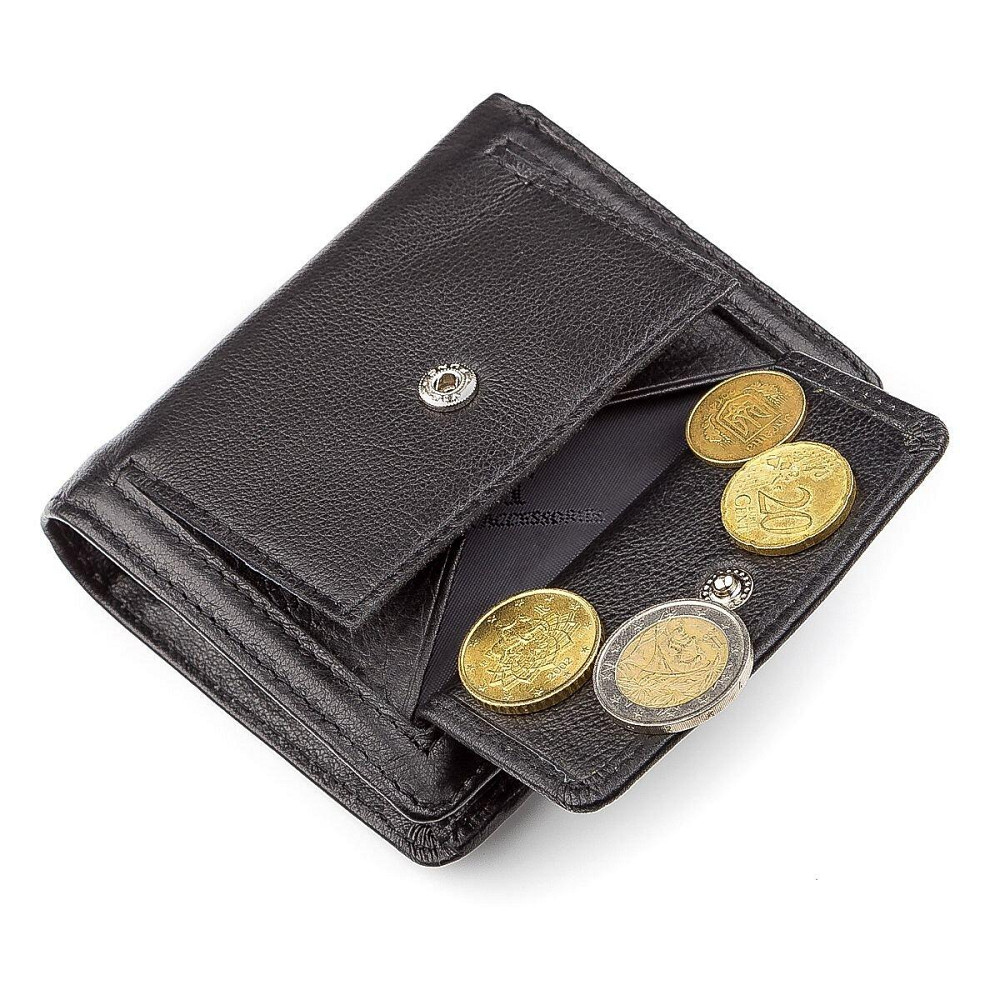 Гаманець жіночий ST Leather 18497 (ST415) шкіряний Чорний Київ - фото 17