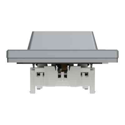 Розетка Schneider Electric ASFORA с заземлением двойная сталь 16А (EPH9900162) Винница