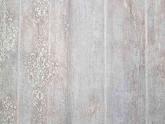 Обои винил на флизелине горячего тиснения DU&KA  Voyage1.06х10 лофт под доску структурные серые с бежевым Киев