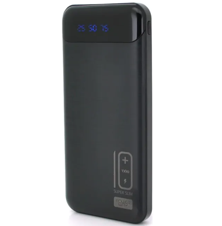 Портативный внешний аккумулятор Power Bank Powerway TX10 10000mAh (Черный) Винница