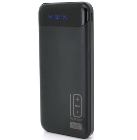 Портативний зовнішній акумулятор Power Bank Powerway TX10 10000mAh (Чорний) Вінниця - фото 2