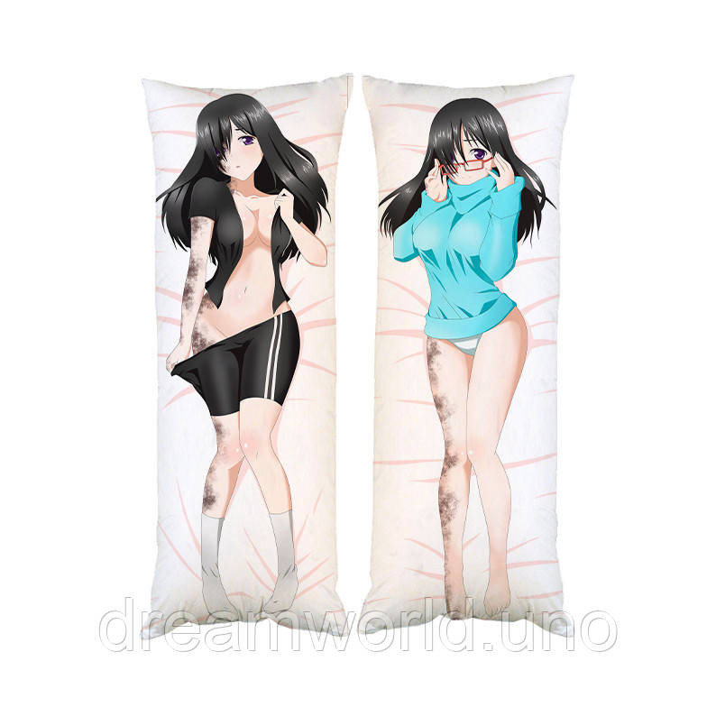Подушка дакимакура Ханако Визуальная новелла декоративная ростовая подушка для обнимания двусторонняя 40х120 Харьков - изображение 1