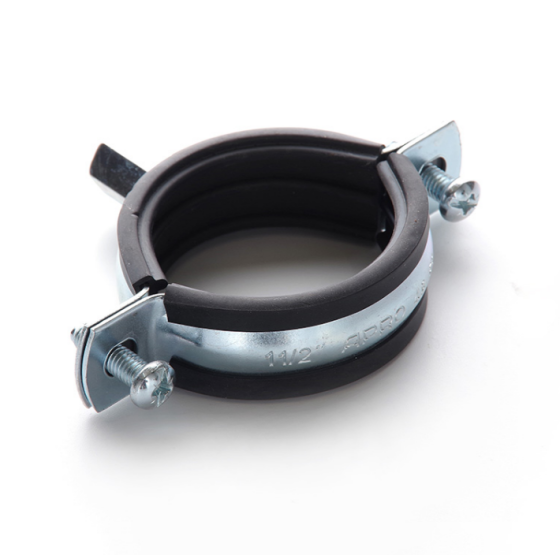 Хомут трубний 25-28мм 1 3/4" з комбінованою гайкою M8/M10 APRO Житомир