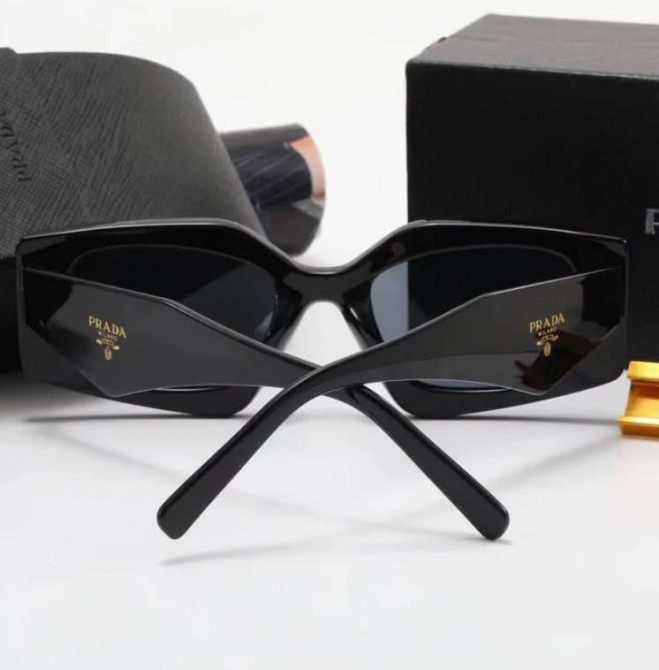 Брендовые женские солнцезащитные очки Pr (3030) black Киев - изображение 4