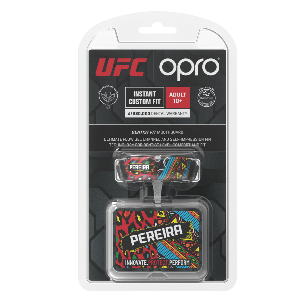 Капа OPRO UFC Fighter Collection Alex Pereira доросла (вік 11+) Black (art.102529006) Каменское - изображение 7