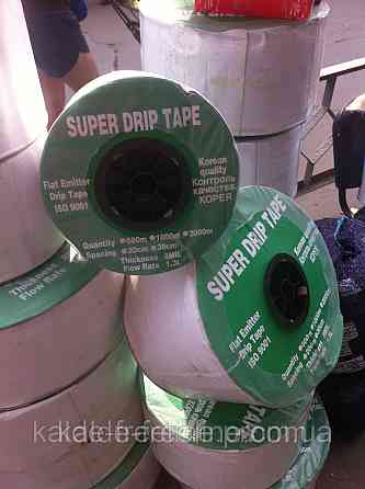 Лента для капельного полива SUPER DRIP TAPE 15см.(1000м) эмитерная(корея) Харьков