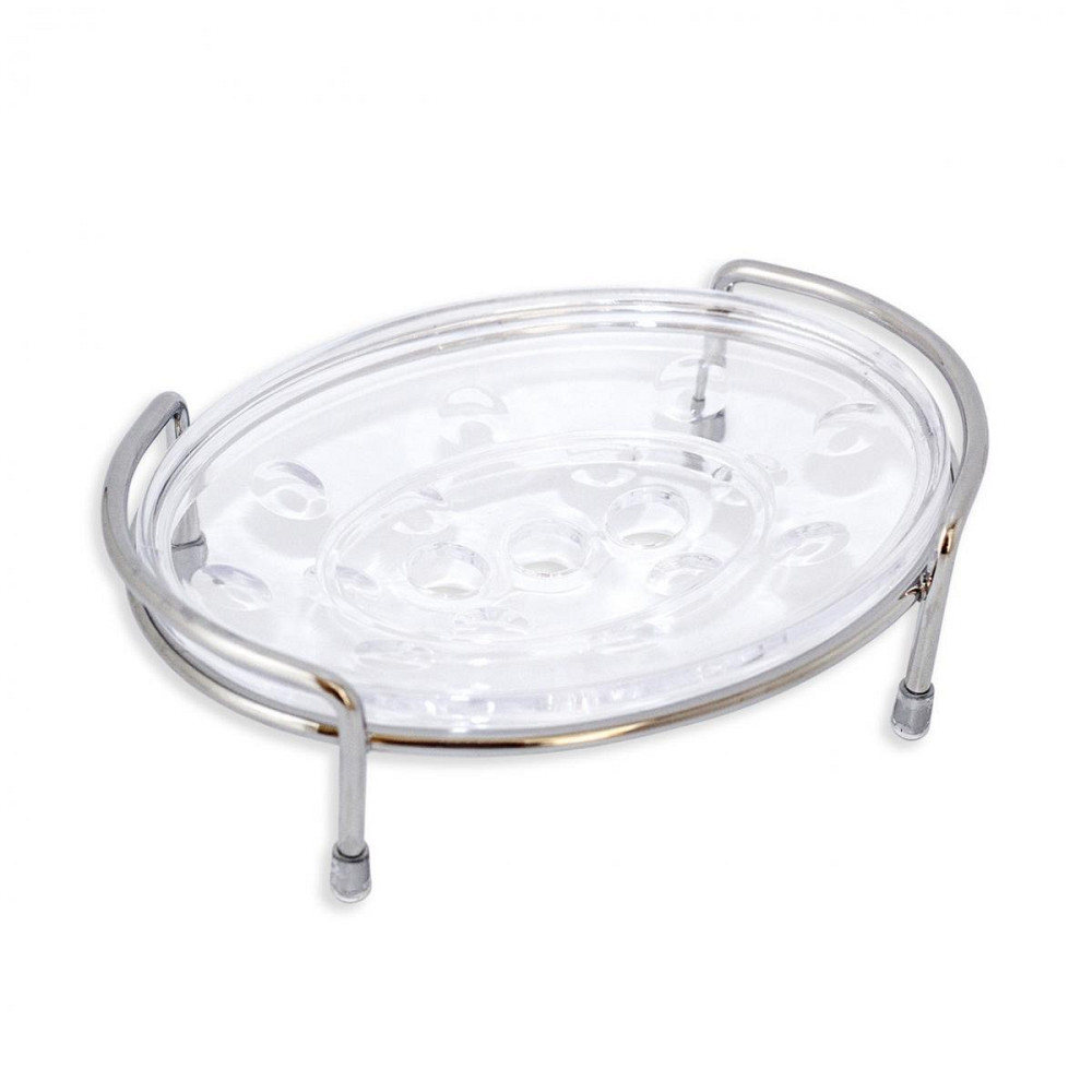 Мильниця овал на хромованій підставці 0109 Харків - фото 1