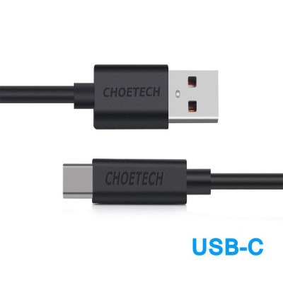 Дата кабель USB 2.0 AM to USB-C 1.0m Choetech (AC0002) Винница - изображение 7
