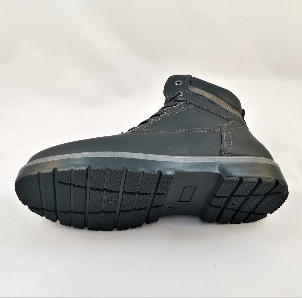 Ботинки ЗИМНИЕ Мужские Черные Кроссовки с МЕХОМ на Замке с Молнией (размеры: 44) - 202-1 Днепр - изображение 7