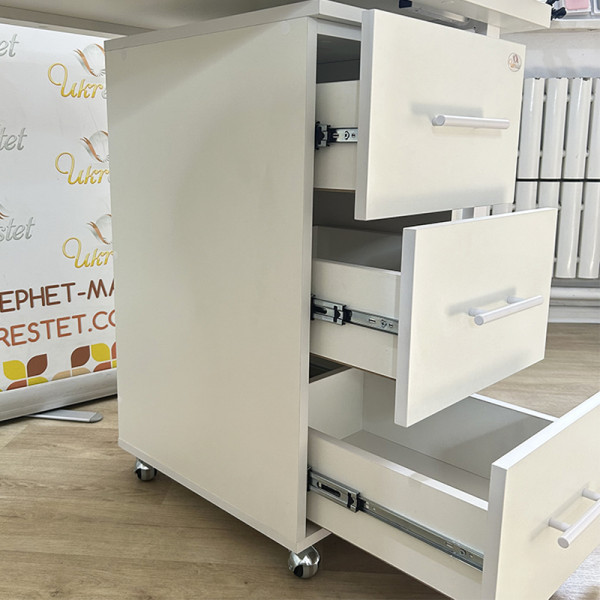 Стіл манікюрний Глорі з тумбою на колесах Київ - фото 3