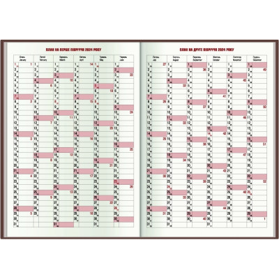 Тижневик Economix датований 2024 Spectrum, бірюза А5 (E21848) Вінниця - фото 3