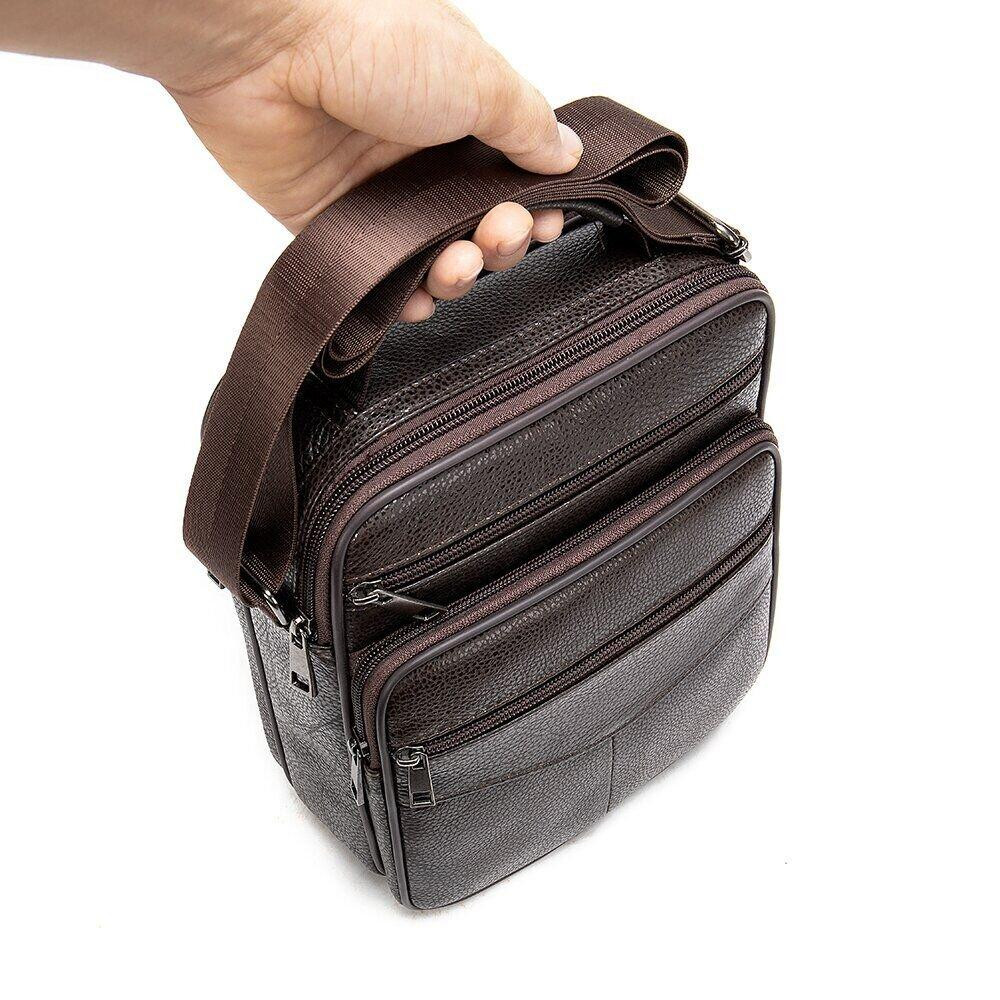 Мессенджер шкіряний 14991 Vintage Коричневий Київ - фото 10