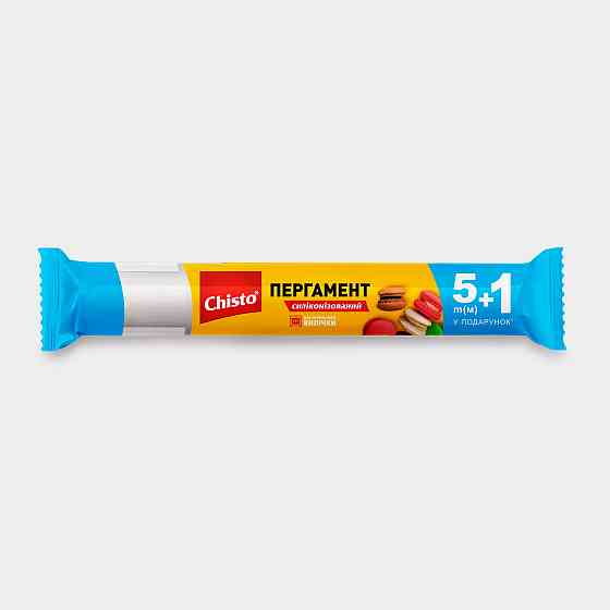 chisto пергамент для випікання 5+1м (силіконізований) Гостомель