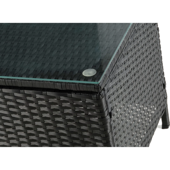 Набір меблів з ротанга LUXURY для саду, балкона, тераси та дачі, зручний комплект: стіл і два крісла Київ