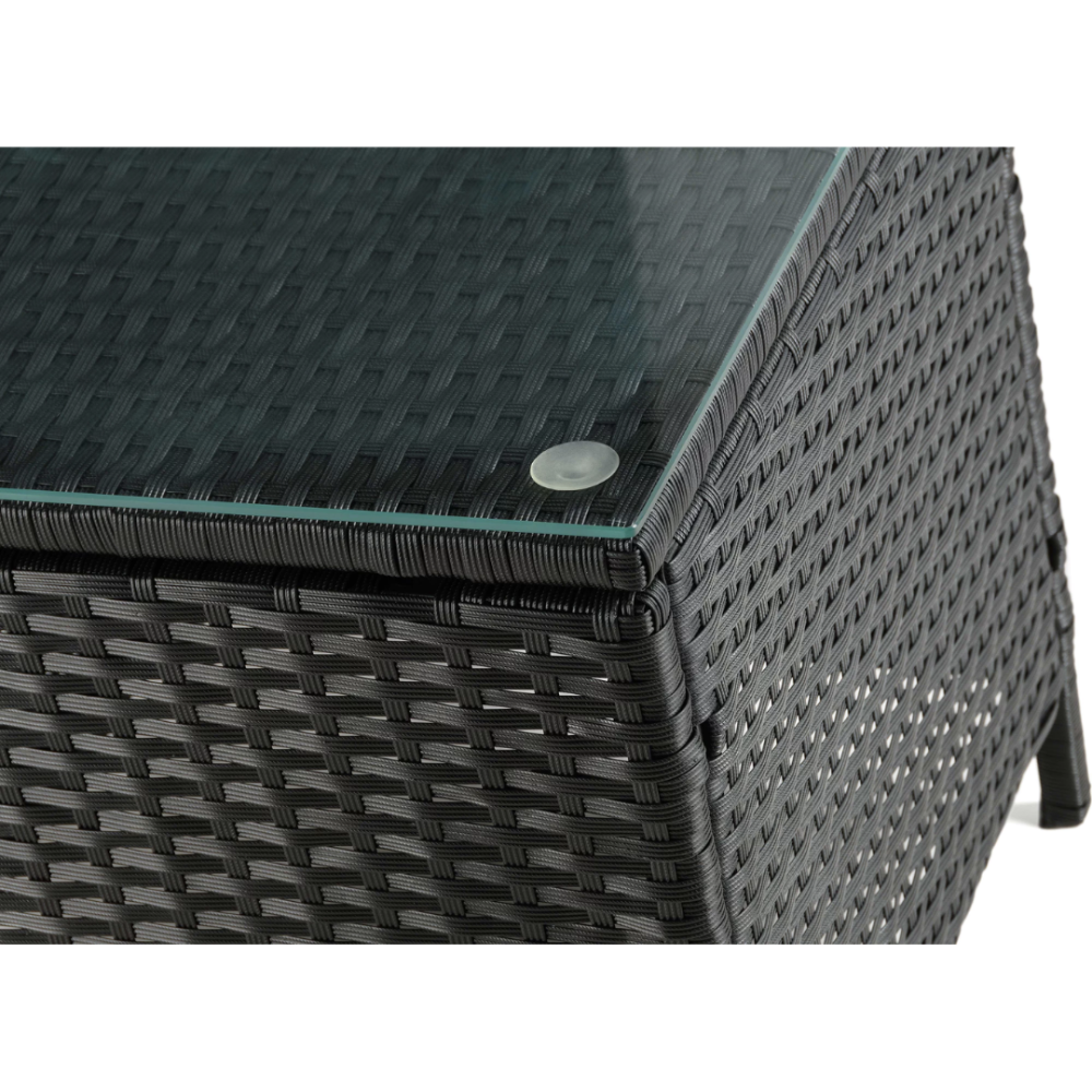 Набір меблів з ротанга LUXURY для саду, балкона, тераси та дачі, зручний комплект: стіл і два крісла Київ - фото 4