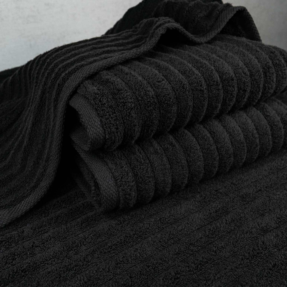Полотенце махровое GM Textile 50x90см Премиум качества Зеро Твист 550г/м2 (Графит) Сумы - изображение 4
