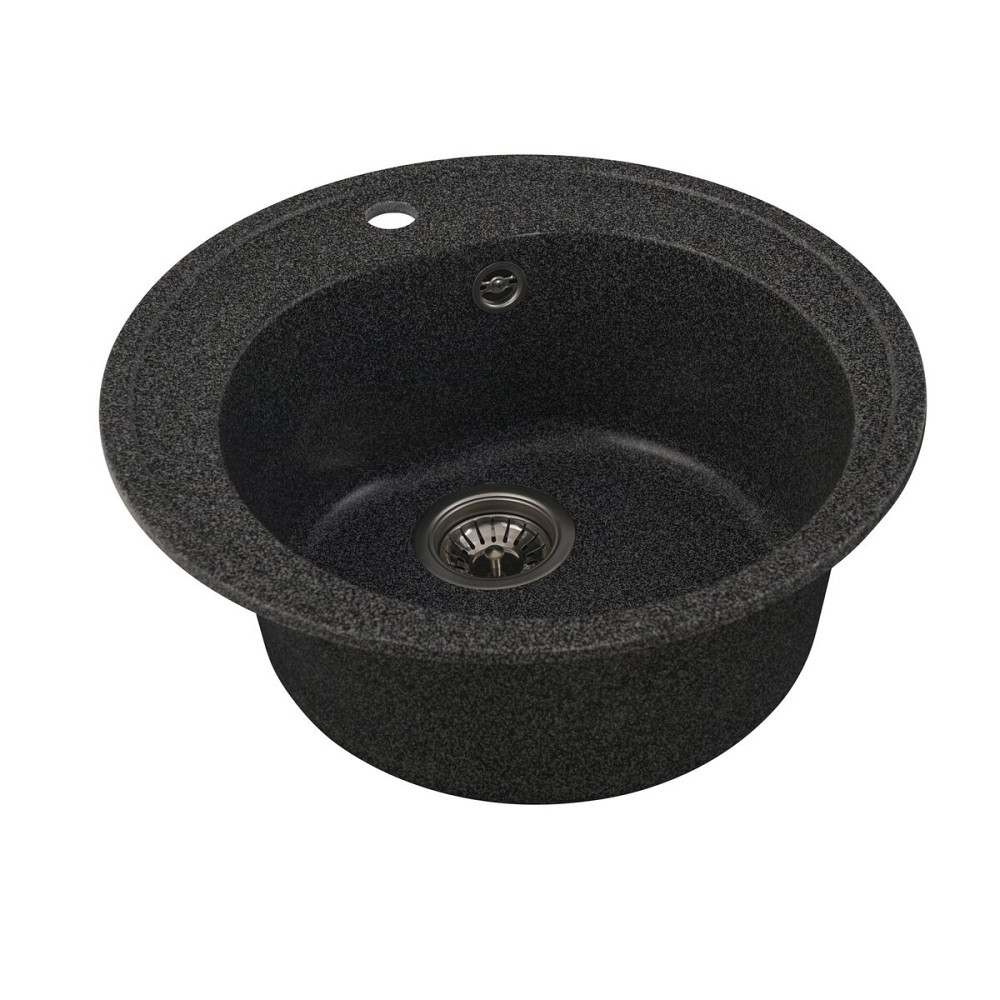 VALESO Гранітна мийка для кухні VALESO LUNA 510 матова Графіт Киев - изображение 7